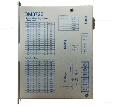 三相高压步进驱动DM3722A 32位DSP处理器